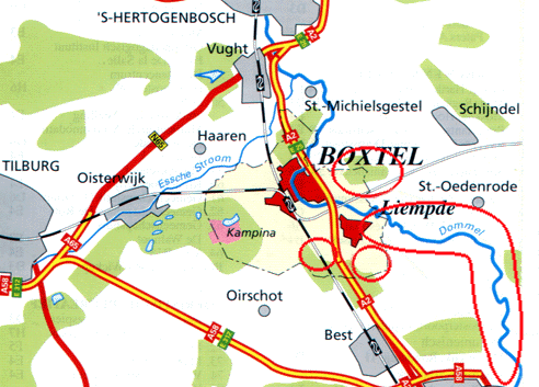 Klik op het natuurgebied waar U meer informatie over wilt hebben.